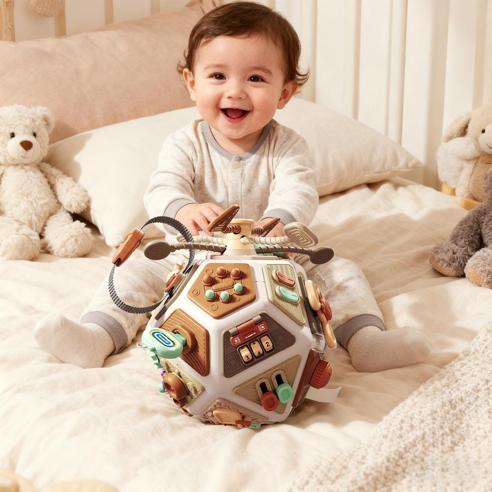 Toddlers Sensory Activity Cube - Kids Education Activities ulasan dan harga
